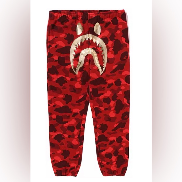 Bape Color Camo Shark Sweatpant